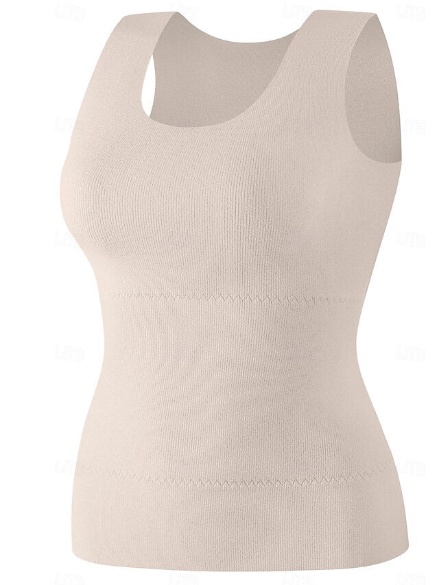 Women's Plus Size Camisole Tank Top Plain Daily Casual