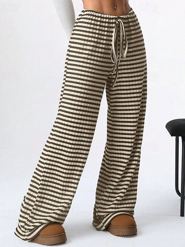 Women's Slacks Pants Trousers Streetwear Casual Full Length