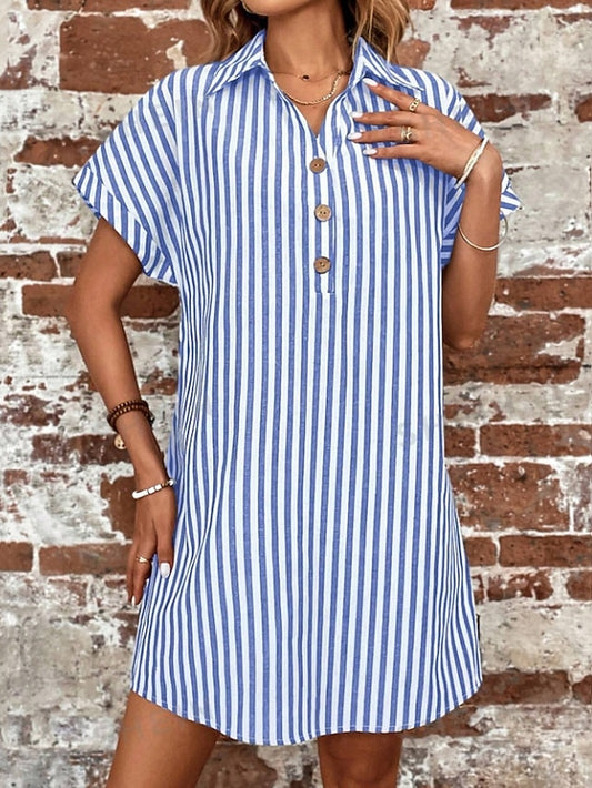 Women's Mini Dress Shirt Dress Casual Dress Summer Dress