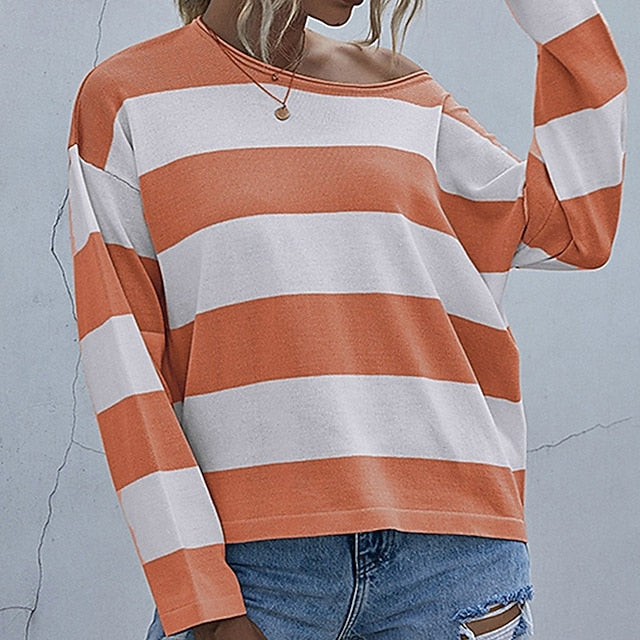 Women's Pullover Sweatshirt Pullover Sweater Long Sleeve