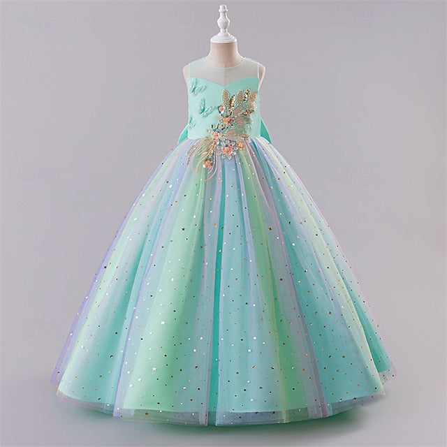 Girls' Princess Kid's Dress Girl Flower