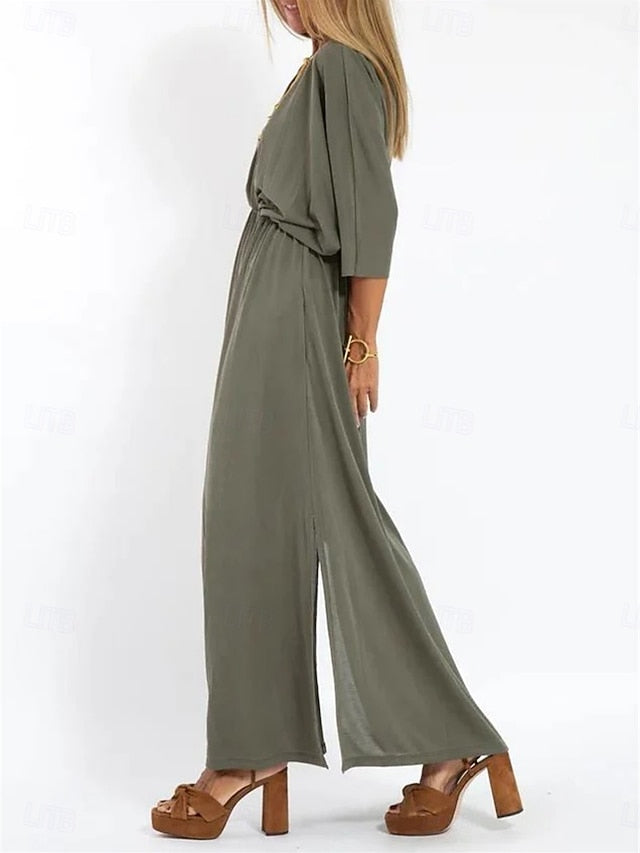 Women's Maxi Dress Casual Dress A Line Dress Stylish Basic