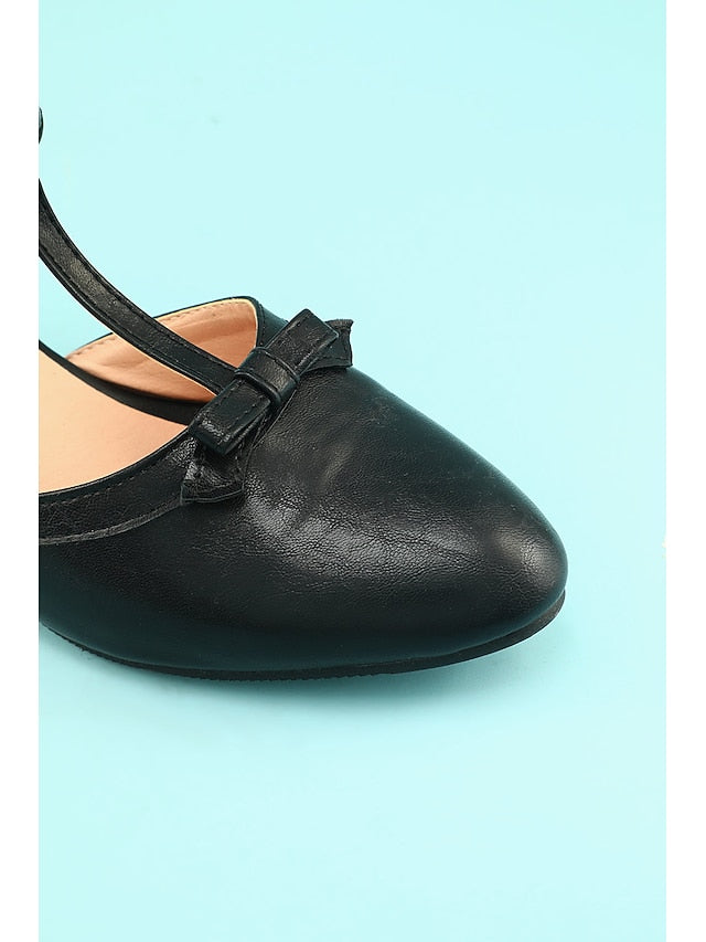 Vintage heels Roaring 1950s Chunky 20s T-strap Retro Shoes Heels