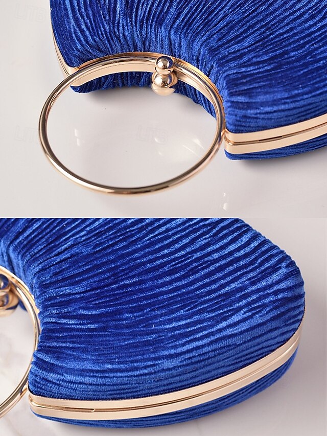 Party Handbag Women's Christmas Velvet Elegant – Red