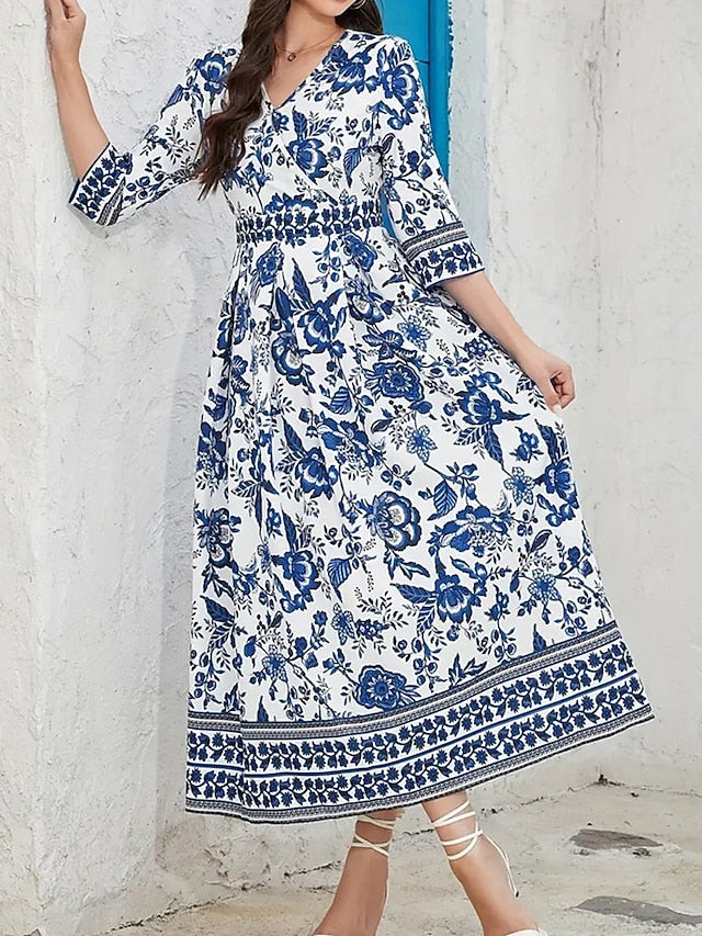 Women's Midi Dress A Line Dress Summer Dress Boho Dress