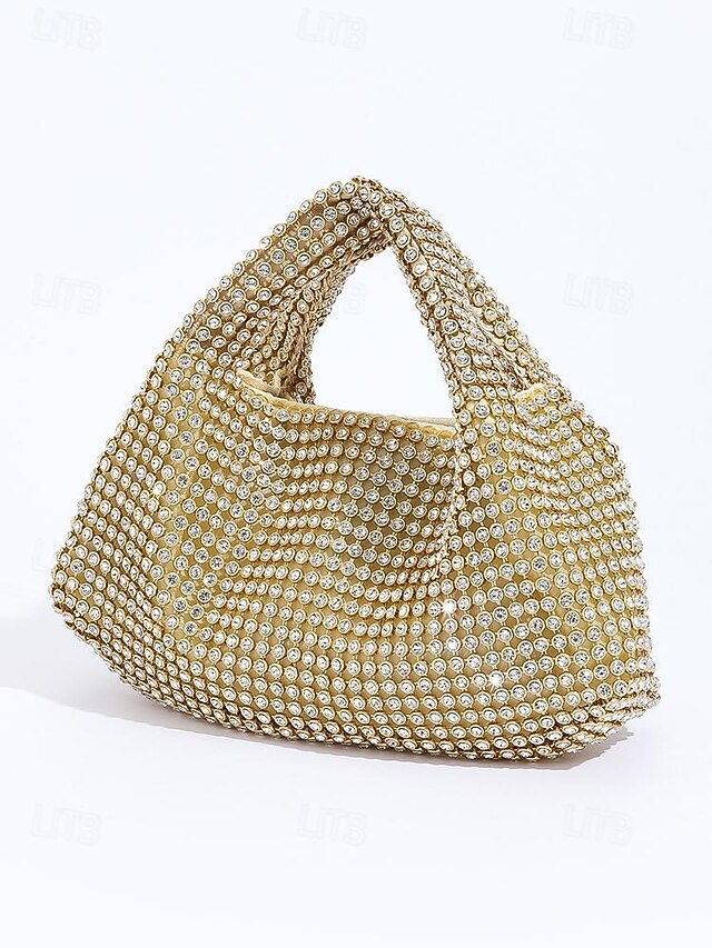 Handbag Sparkling – Women's Evening Silver Rhinestone