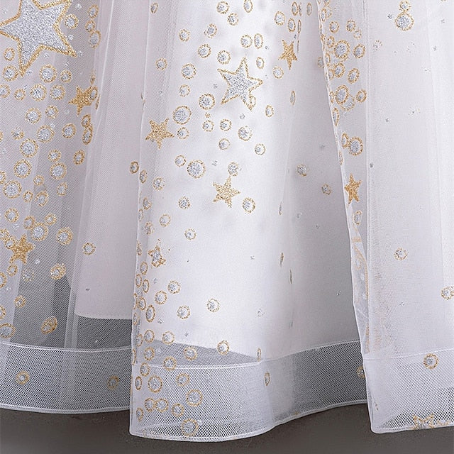 Girl Girls' Kid's Princess Flower Dress