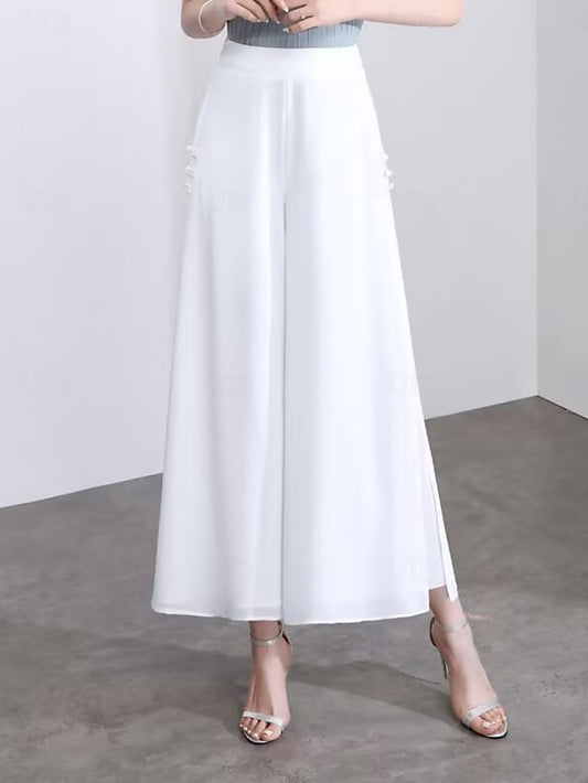 Women's Culottes Wide Leg Chinos Fashion Streetwear Casual