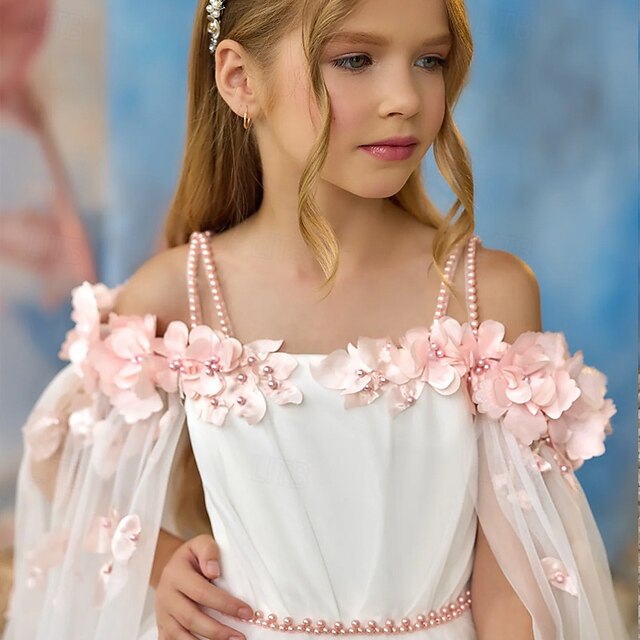 Dress Flower Party Communion Girl First Girls'