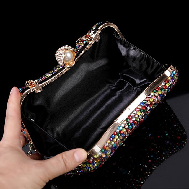 Heel Multicolor Rhinestone Women's with High Shoes Wedding