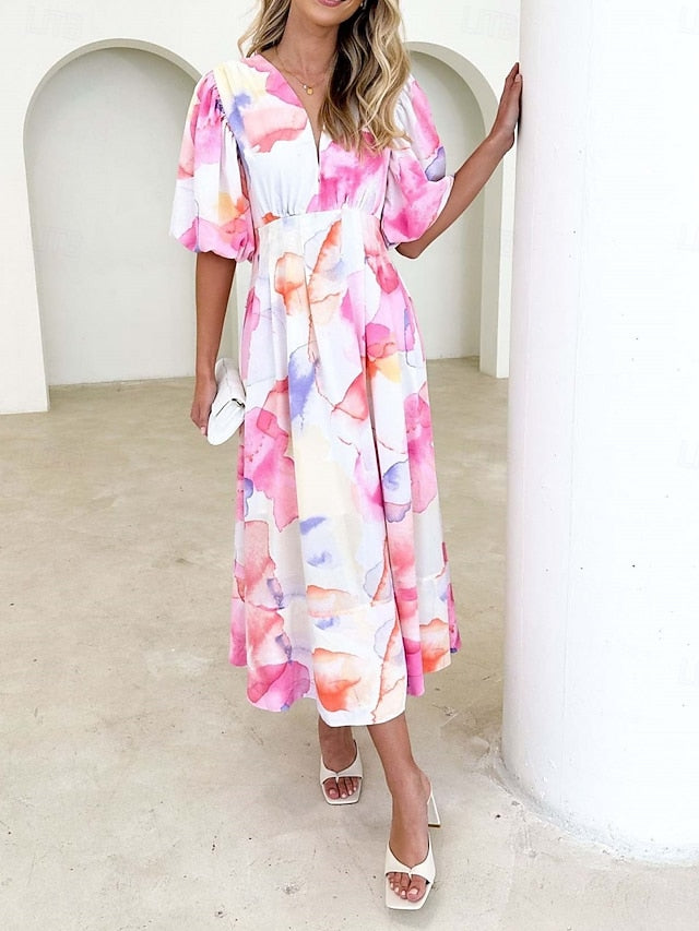 Women's Maxi Dress A Line Dress Casual Outdoor Going out