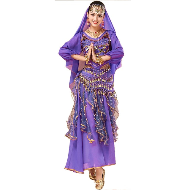 Women's Belly Dance Costume Indian Indian Girl Masquerade