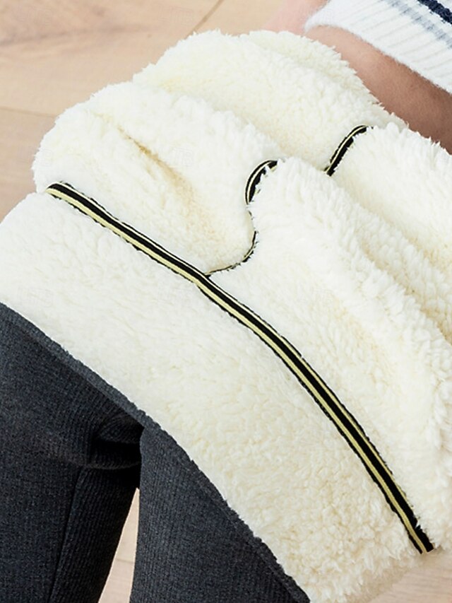 Women's Fleece Lined Leggings Fleece Pants Leggings Fashion