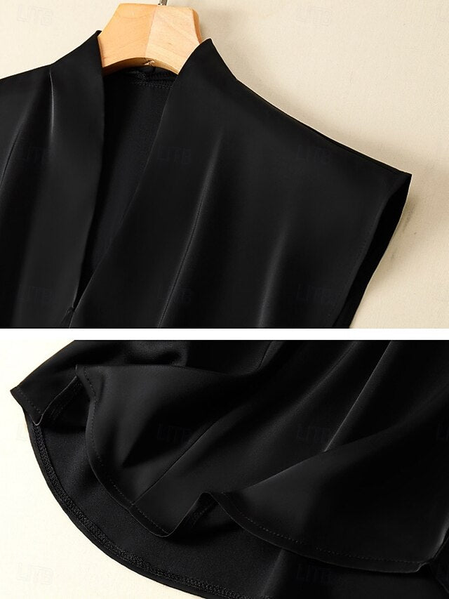 Women's Satin Top Satin Tank Plain Elegant Fashion Stylish