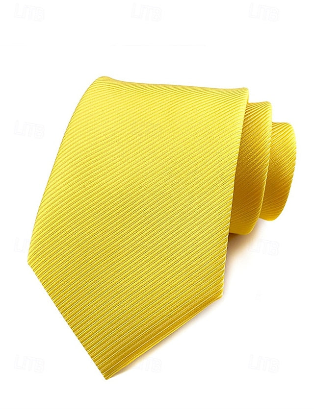 Men's striped tie satin