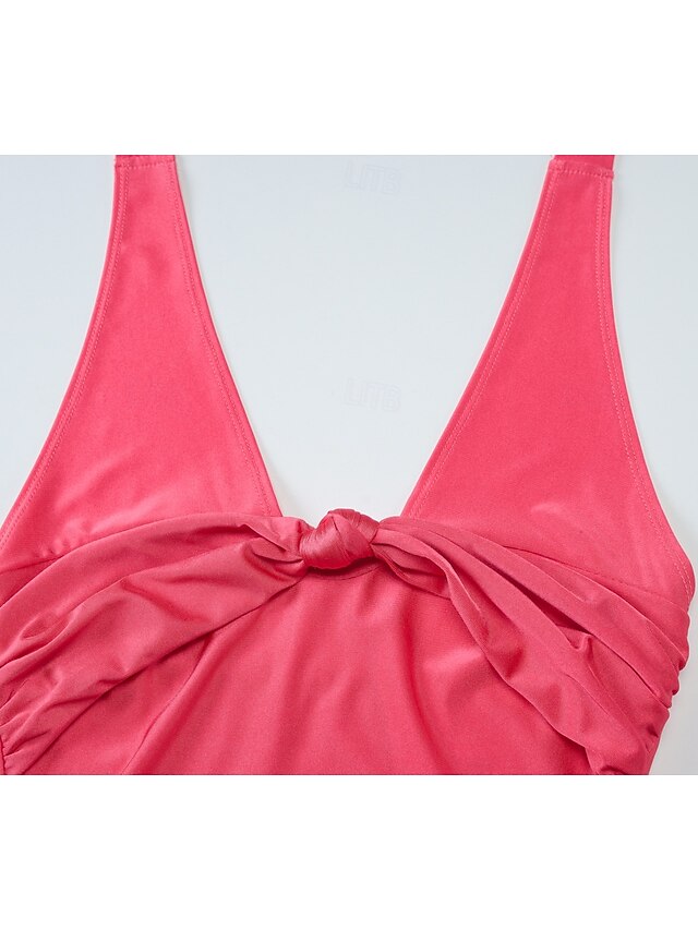 Women's Tank Top Front Tie Backless Solid Color Stylish Hot
