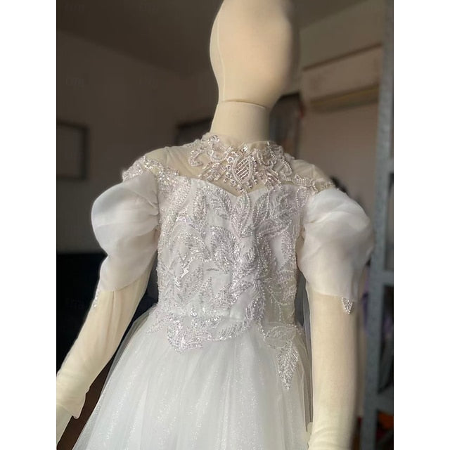 Dress Communion Party Girl Kids Flower Girls' First