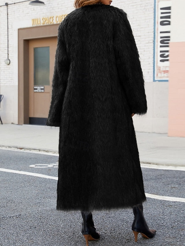 Warm  Coat Women's Faux Fur Comfortable Furs