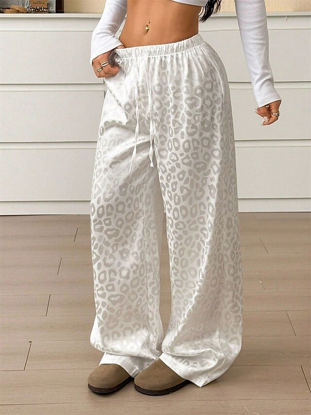 Women's Culottes Wide Leg Chinos Straight Elegant Vacation