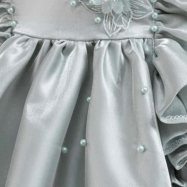 Party Sleeveless Toddler Wedding Girls' Floral Dress