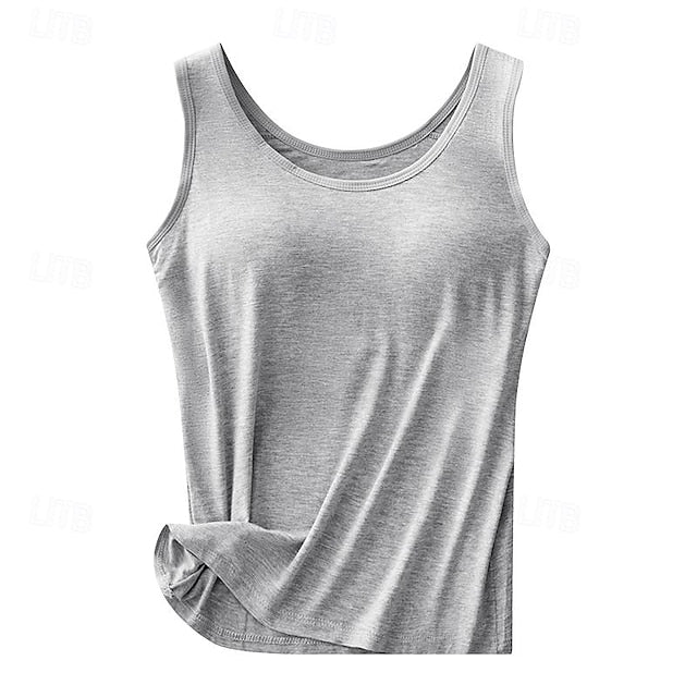 Women's Camisole Tank Tops Seamless Scoop Neck Sleeveless