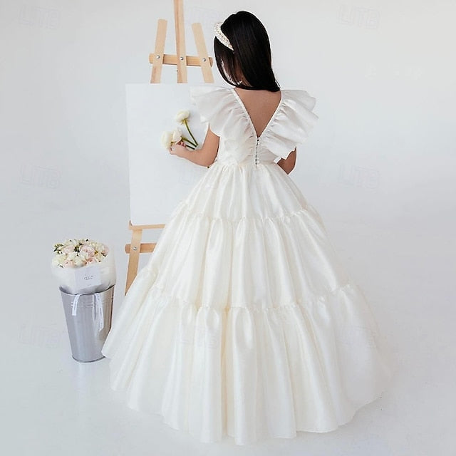 Communion Flower Formal First Girls' Dress Girl