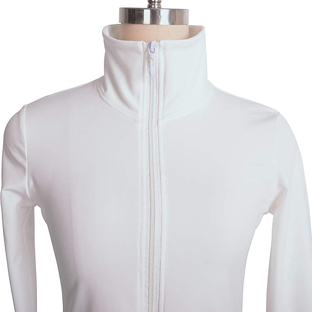 Figure Skating Fleece Jacket Women's Girls' Ice