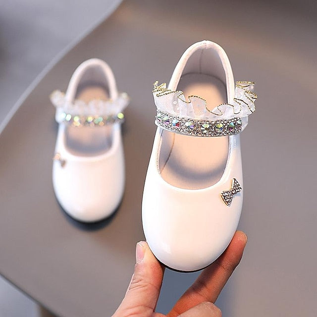 Daily Girls' Jane Water Mary PU Shoes Lolita Flats