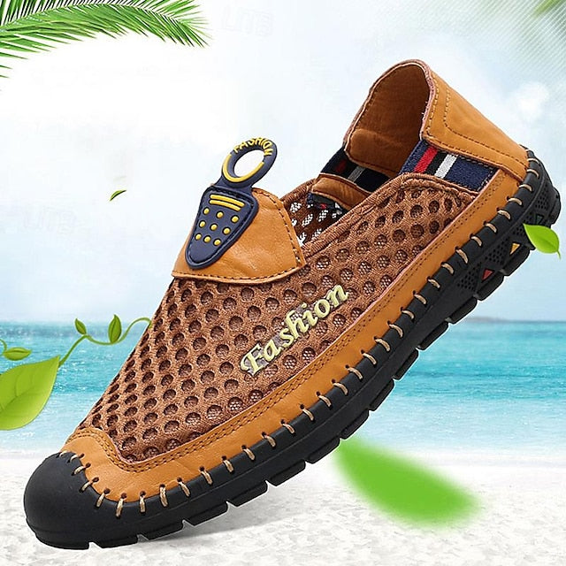 – Driving Black Crocodile Men’s Textured Moc-Toe Loafers