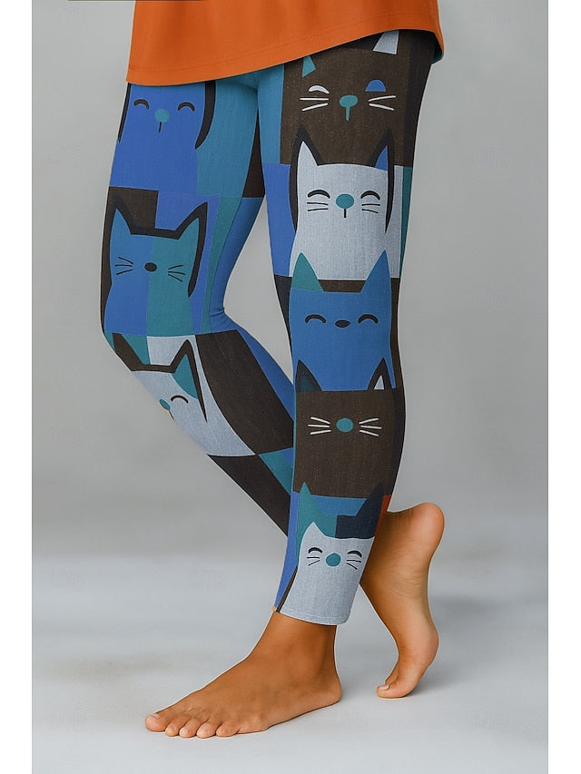 Women's Leggings Vacation Vintage Ethnic Style Full Length