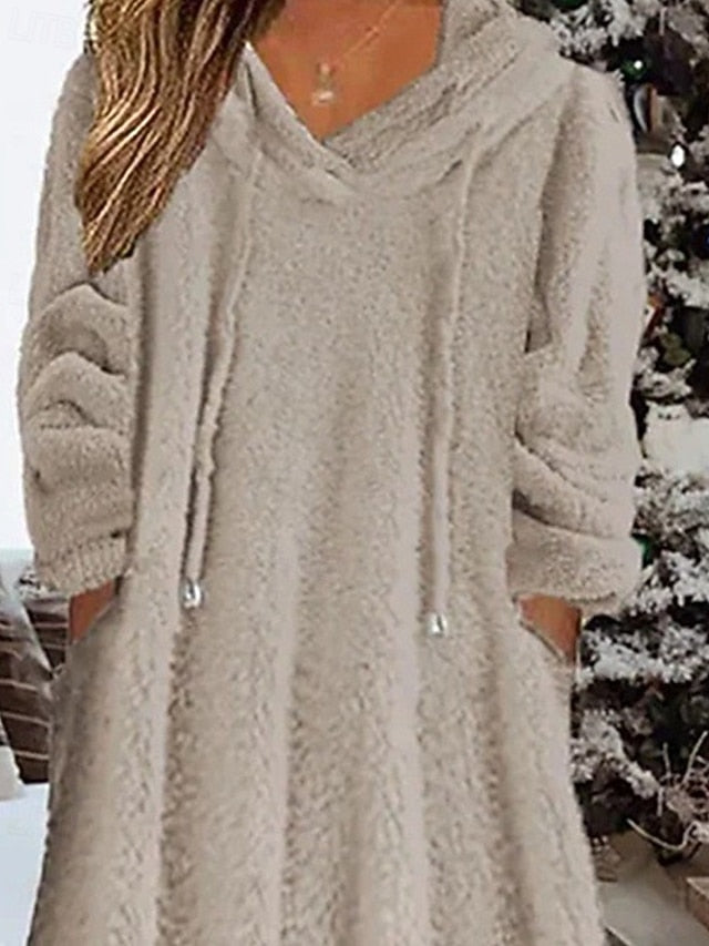 Women's Midi Dress Casual Dress Winter Dress Fashion Modern