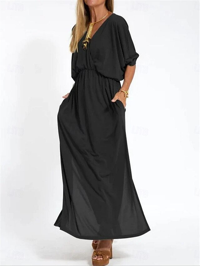 Women's Maxi Dress Casual Dress A Line Dress Stylish Basic