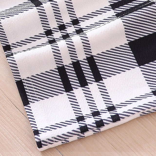 Dress Color Girls' Block Pieces 2 Kids Suits Set Long