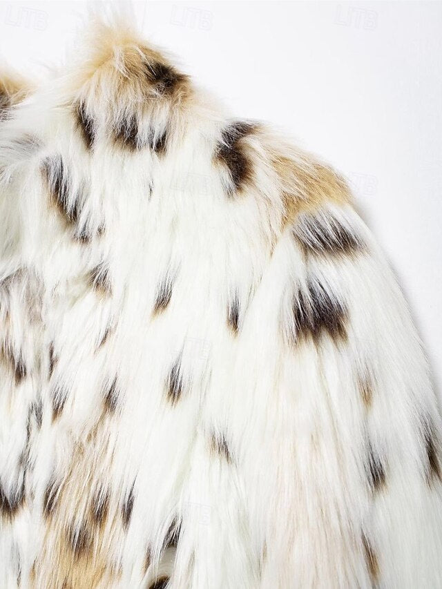 Comfortable Warm Furs Faux Coat Fur Women's Leathers