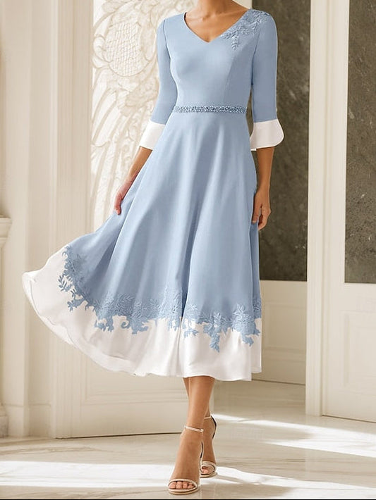 Wedding A-Line Mother Guest Dress Beach the Bride of