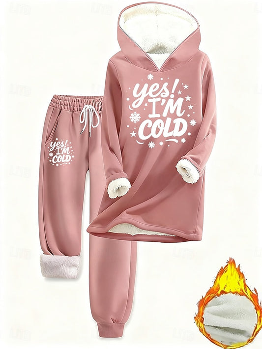 Women's Two Piece Sets Tracksuit Pants Sets Long Sleeve