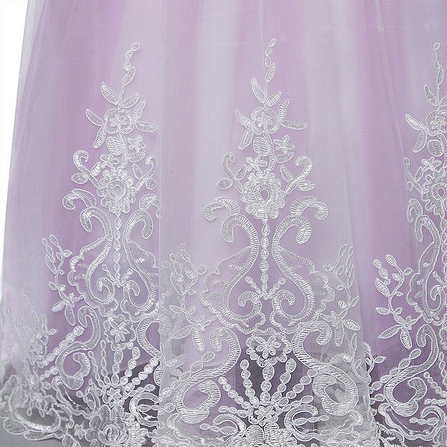 Dress Kids Girl Girls' Flower Sleeveless Wedding