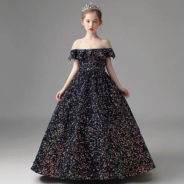 Girls' Gown Dress Party Flower Girl Evening