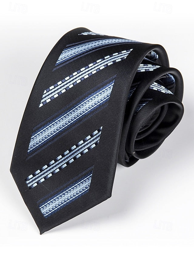Positioning - Tie Men's Narrow Pattern 6cm Stripe