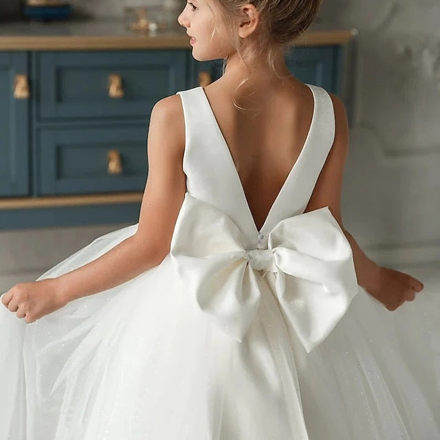 Colored Dress Kids Girls' Performance Sleeveless Solid