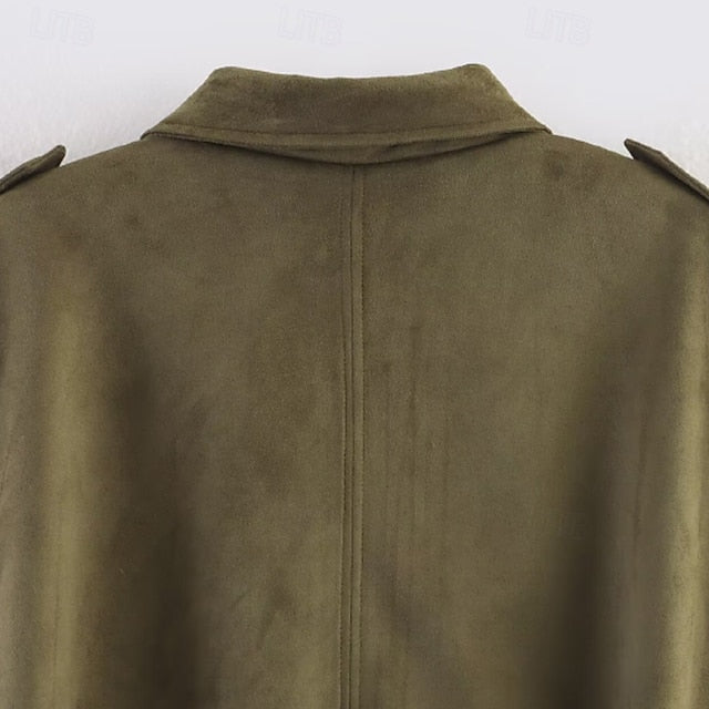 Casual Jacket Zipper Pocket Women's Comfortable Warm