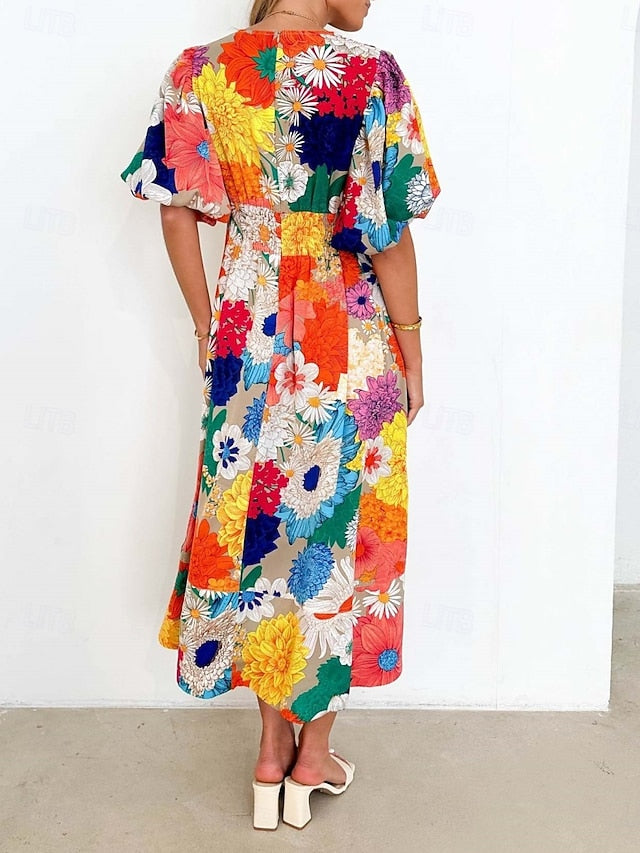 Women's Maxi Dress A Line Dress Casual Outdoor Going out