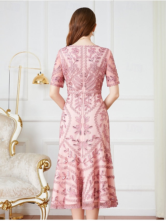 Party Mother Elegant Dress A-Line Vintage the Bride of V