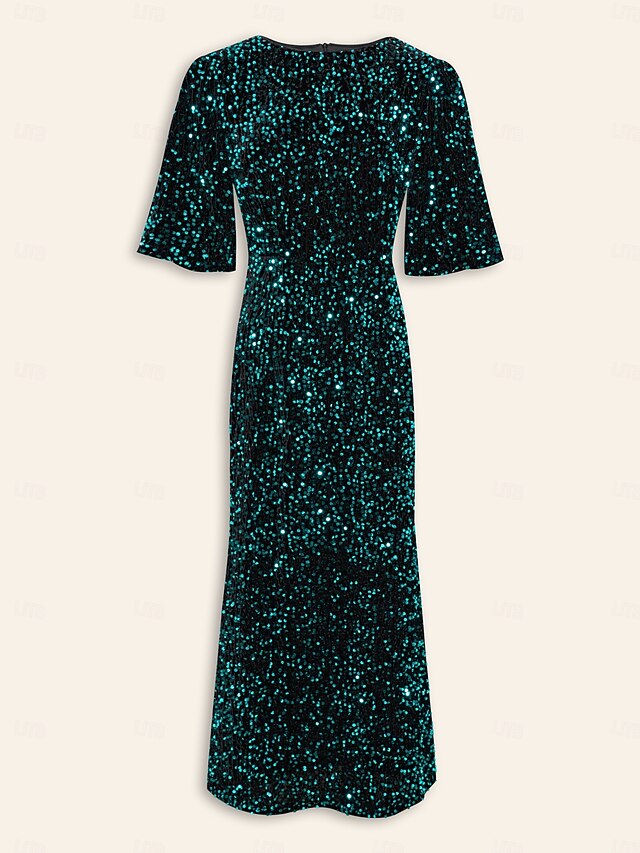 Women's Velvet Dress Sequin Dress Prom Dress Cocktail Dress