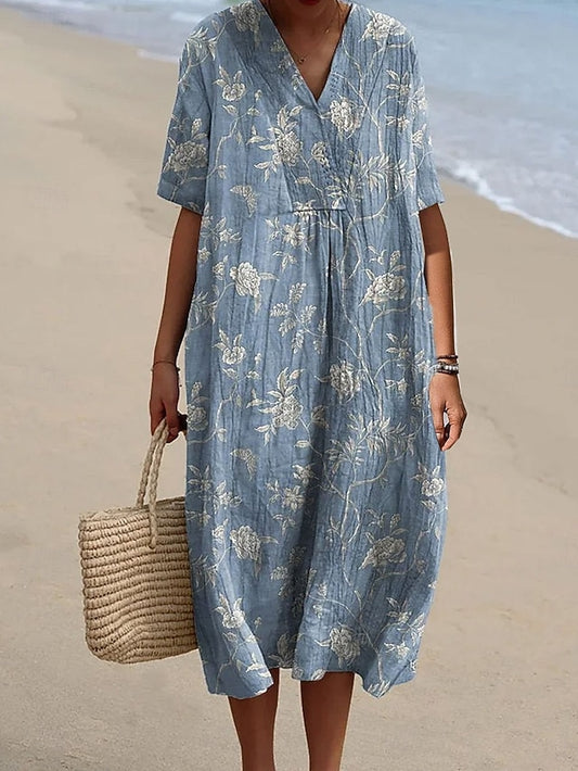 Women's Midi Dress Sundress Vacation Casual Beach Going out