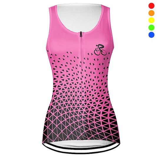Women's Cycling Vest Cycling Jersey Graphic Geometic
