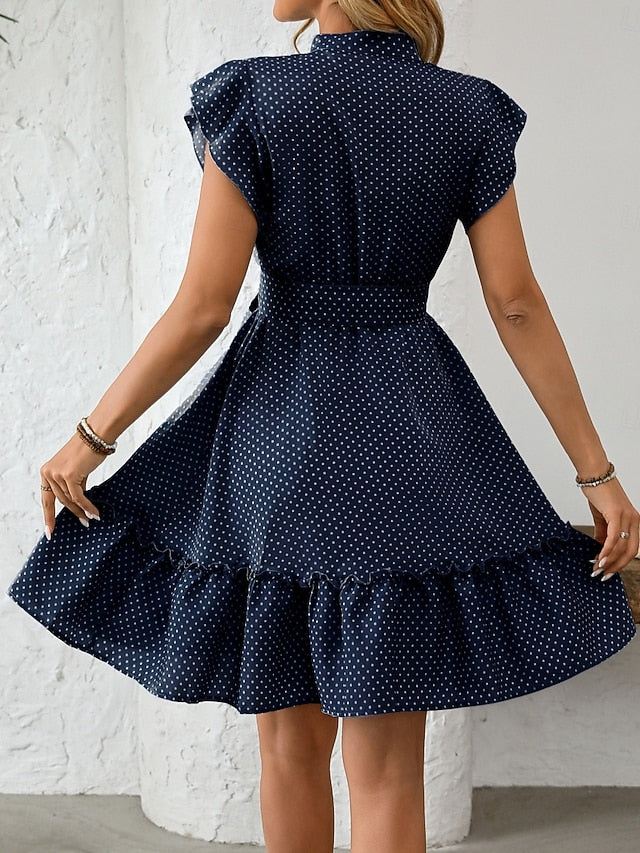 Women's Mini Dress Shirt Dress Casual Dress A Line Dress