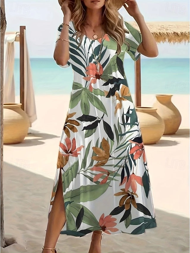 Women's Midi Dress A Line Dress Casual Daily Regular Fit