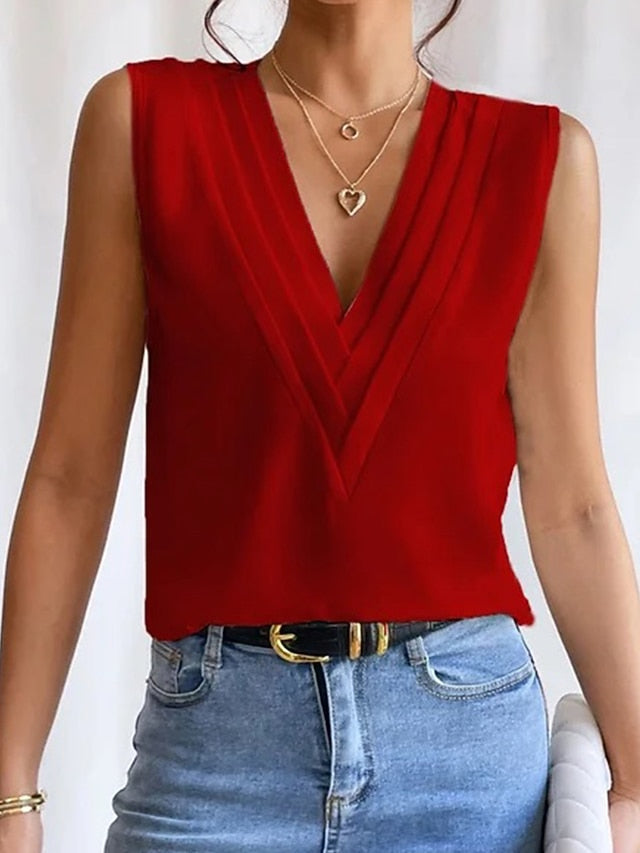 Women's Camisole Tank Top Elegant Vintage Fashion