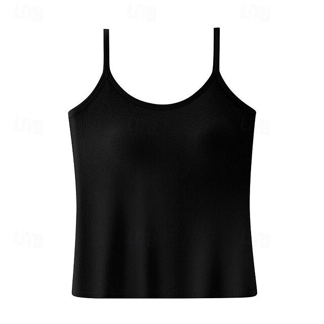 Women's Camisole Tank Top Basic Sleeveless Regular Tops